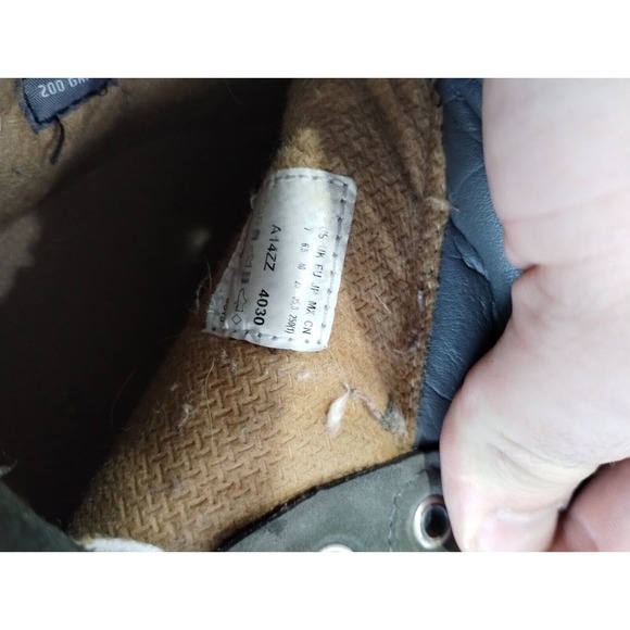 Timberland Waterproof Nubuck Boots Boys 7 UK 6.5‎ Gray Hiking Outdoor Waterproof - Picture 8 of 10